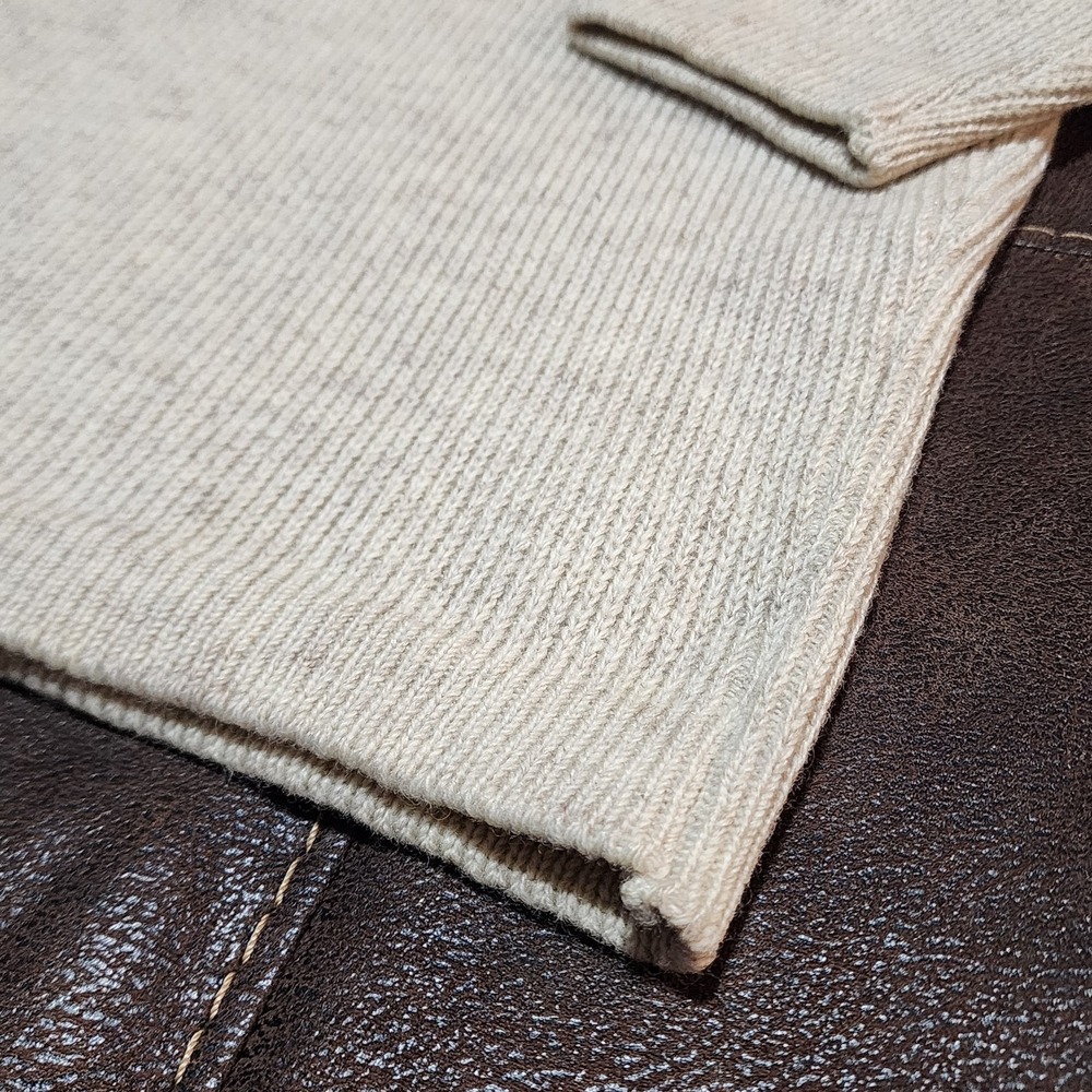 Norsewear Sweater Mens Large Beige Wool Crewneck Raglan Knit Pullover Warm - Picture 7 of 10